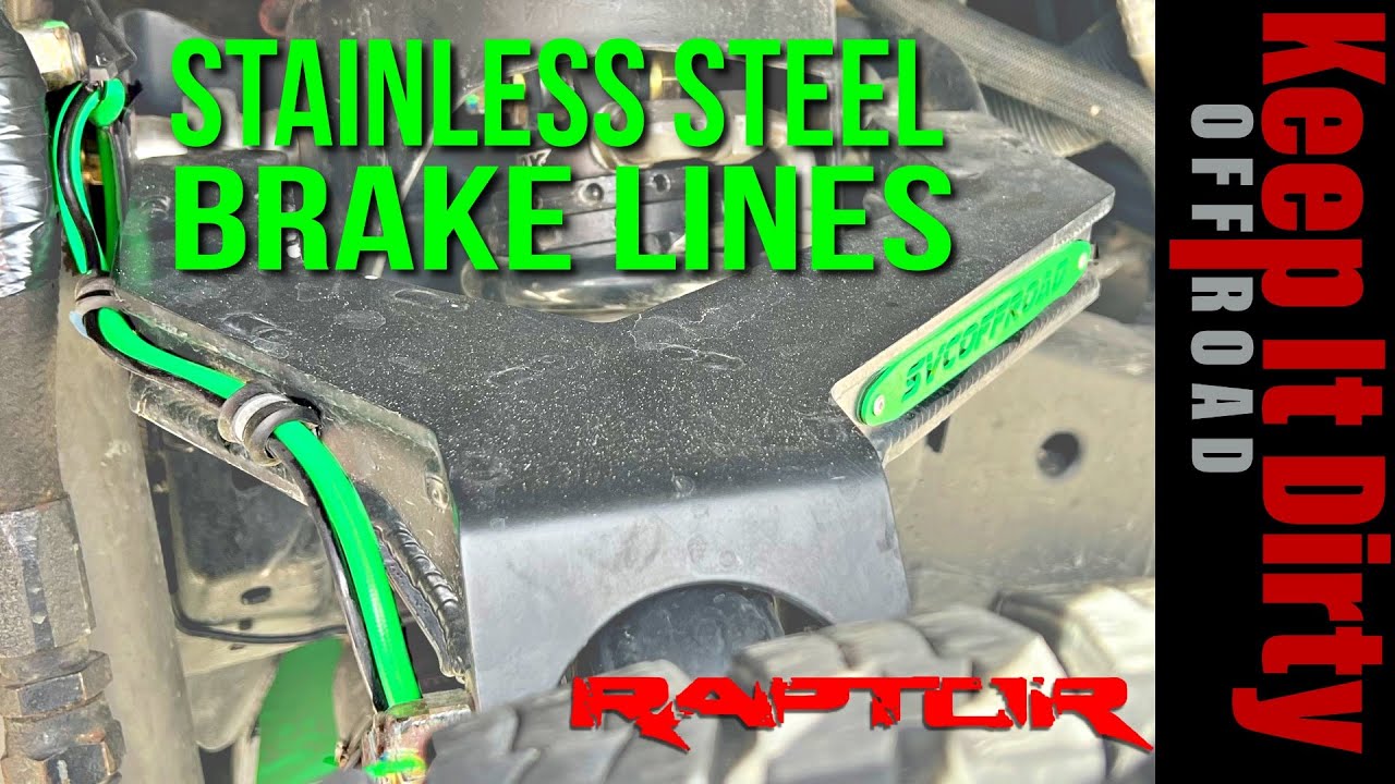 Raptor Rehab Stainless Steel Brake Lines YouTube