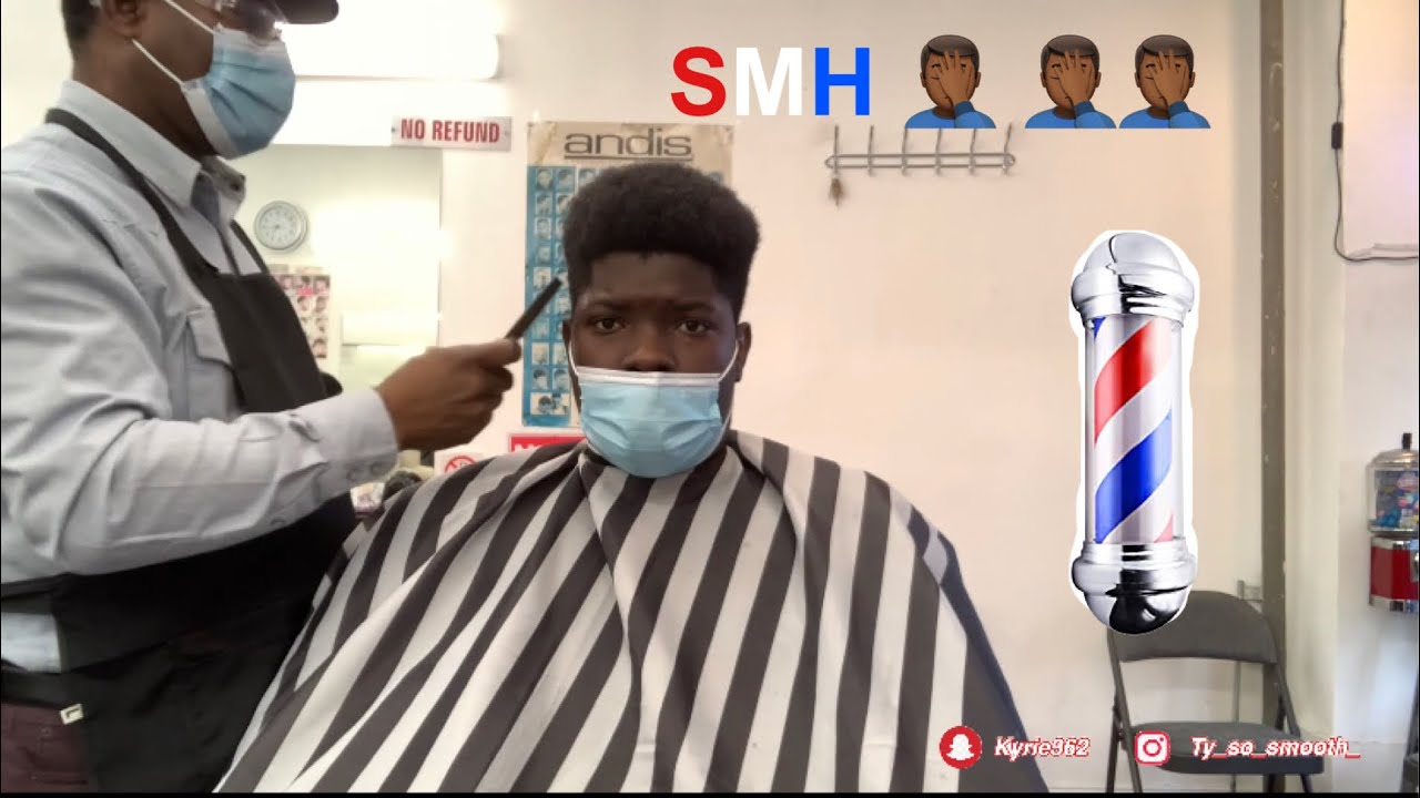 DAMN THE BARBER MESS UP MY HAIR 🤦🏾‍♂️🤦🏾‍♂️ (I MIGHT HAVE TO CUT IT OFF