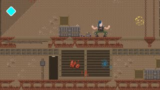 Industrial Ruins (2D Environment | Platformer | Cyberpunk)
