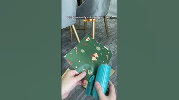 Upgrade your gift wrapping game with these cool hacks! #gadget #giftwrapping