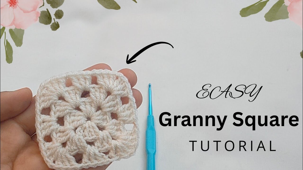 Easy Crochet Granny Square for Beginners | Step-by-Step Tutorial | Yarn Magic by Naila