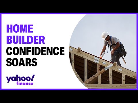 Home builder confidence surges as mortgage rates fall