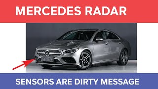 Mercedes Radar Sensors Are Dirty Message (How to Fix & Prevent)