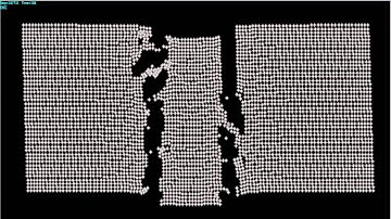 Cell tissue break simulation