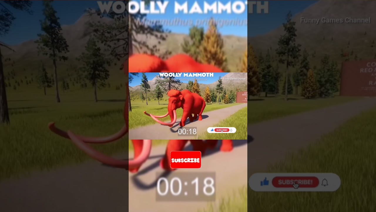 Red & White Colored Animals Races in Planet Zoo included White Rhino, Mammoth, Giraffe, Elephant etc