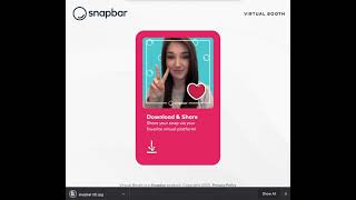 Basic Virtual Photo Booth Example - Snapbar