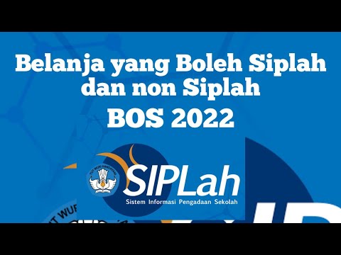 Tanya Jawab BOS 2022: Belanja yang Boleh Siplah dan Non Siplah