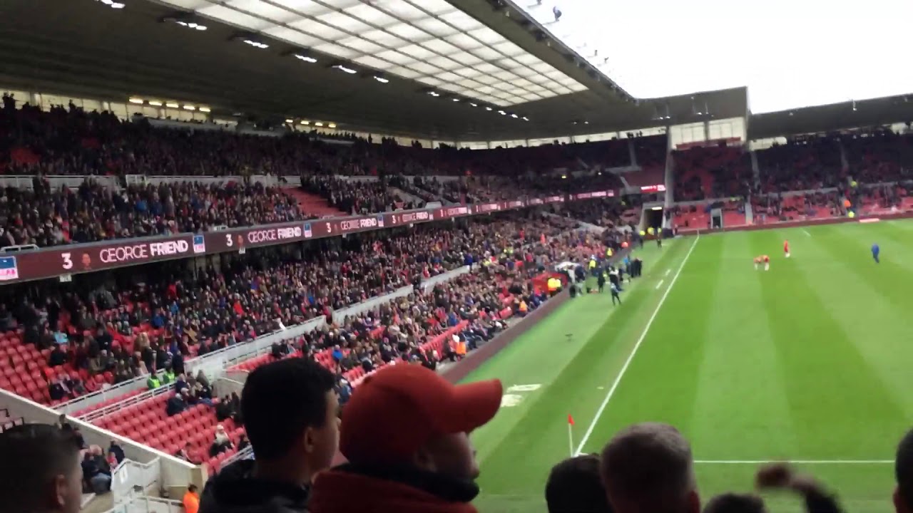 Middlesbrough vs Brighton 27/1/18 - Boro lineup