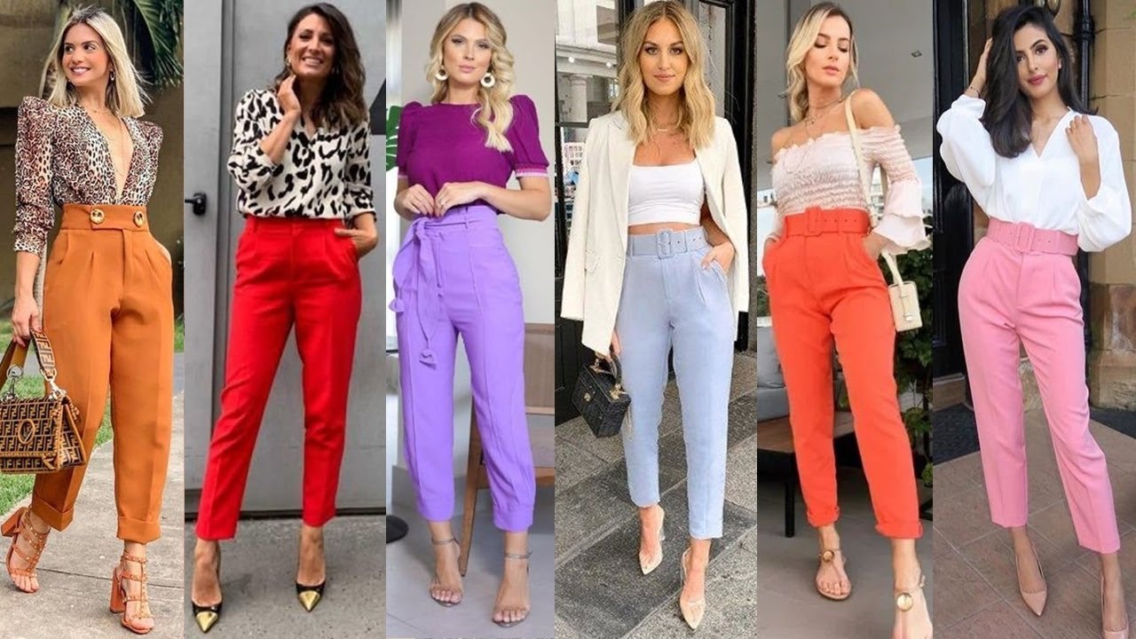 Ellas Fem - Outfits con pantalones formales 💜💜 Suscríbete