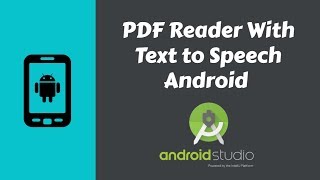 How To Build Pdf Reader App With Text To Speech Android Studio Youtube