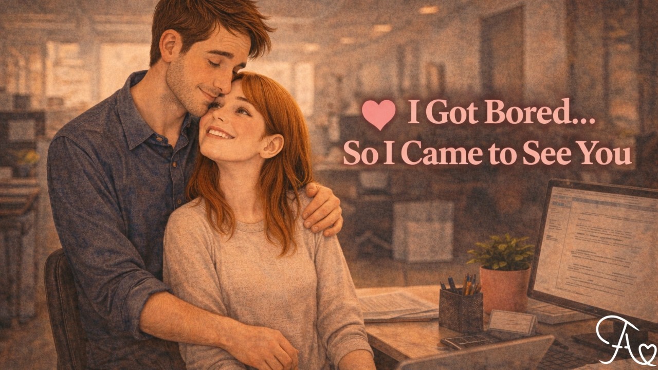 “I Got Bored… So I Came to See You” |  Cozy Boyfriend ASMR | Soft-Spoken Office Comfort)
