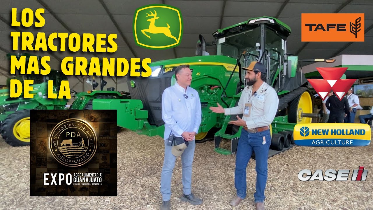 Los tractores más grandes de la ExpoAgroGTO 2025