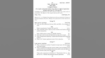 Computer Science Question paper 2082 NEB Board| Class12 #accountingtutorial #education #accounting
