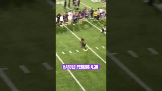 LSU LB HAROLD PERKINS WAS FLYING AT HIS PRO DAY 😳💨