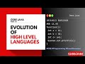 Evolution of HLL | Core Java | Telugu Explained