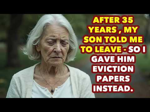 My Son Said Find Your Own Apartment After 35 Years — So I Found Him Eviction Papers Instead
