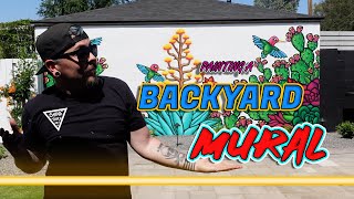 I Paint A Backyard Mural | Coronado District