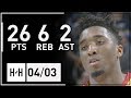 Donovan Mitchell Full Highlights Lakers vs Jazz (2018.04.03) - 26 Pts, 6 Reb, 2 Ast!