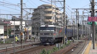 [HD]東北本線迂回 寝台特急「あけぼの」EF510牽引！(警笛付) 2011/08/11