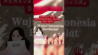 Ayo rayakan pesta pemilu dengan penuh damai.