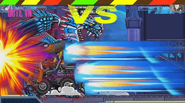 Lắp ráp robot Khủng long chiến đấu - Robot Excavator VS Robot Ice Dragon 1