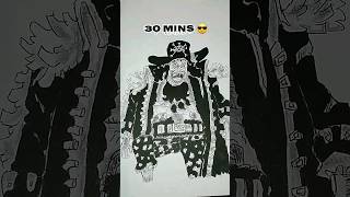 How to Draw Blackbeard In 10sec, 15mins, 10hrs 🥶 #shorts #drawing #onepiece How to Draw Blackbeard In 10sec, 15mins, 10hrs 🥶 #shorts #drawing #onepiece