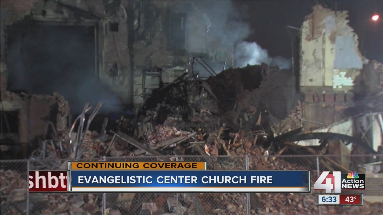 Fire at KC church still burning 30 hours later