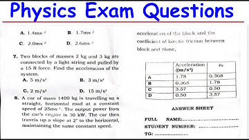 PHYSICS TEST 2 (2025) FULL SOLUTIONS 