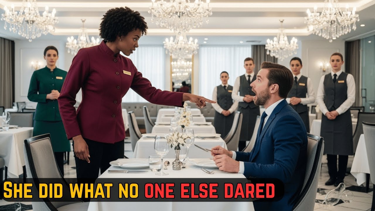 Every Waiting Staff Ran from the Rude Arrogant Billionaire… Until the New Girl Stood Up to Him.