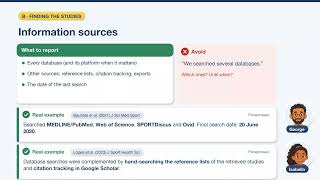 The methods section of a systematic review (Part 1): before you search, and finding the studies
