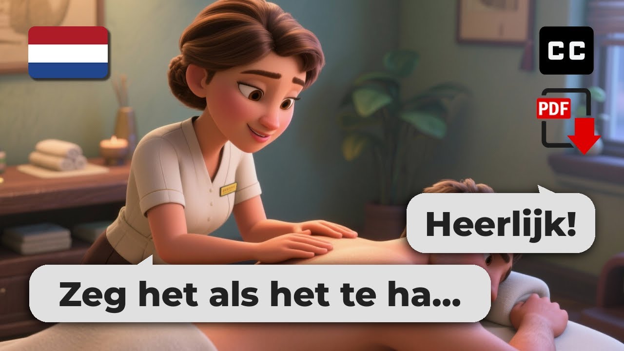 Learn Dutch Naturally – 💆 Massage Salon Dialogue for Beginner Level (A2-B1)