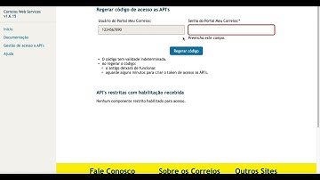 Demonstração para testar credencias da Api dos correios - código atualizado