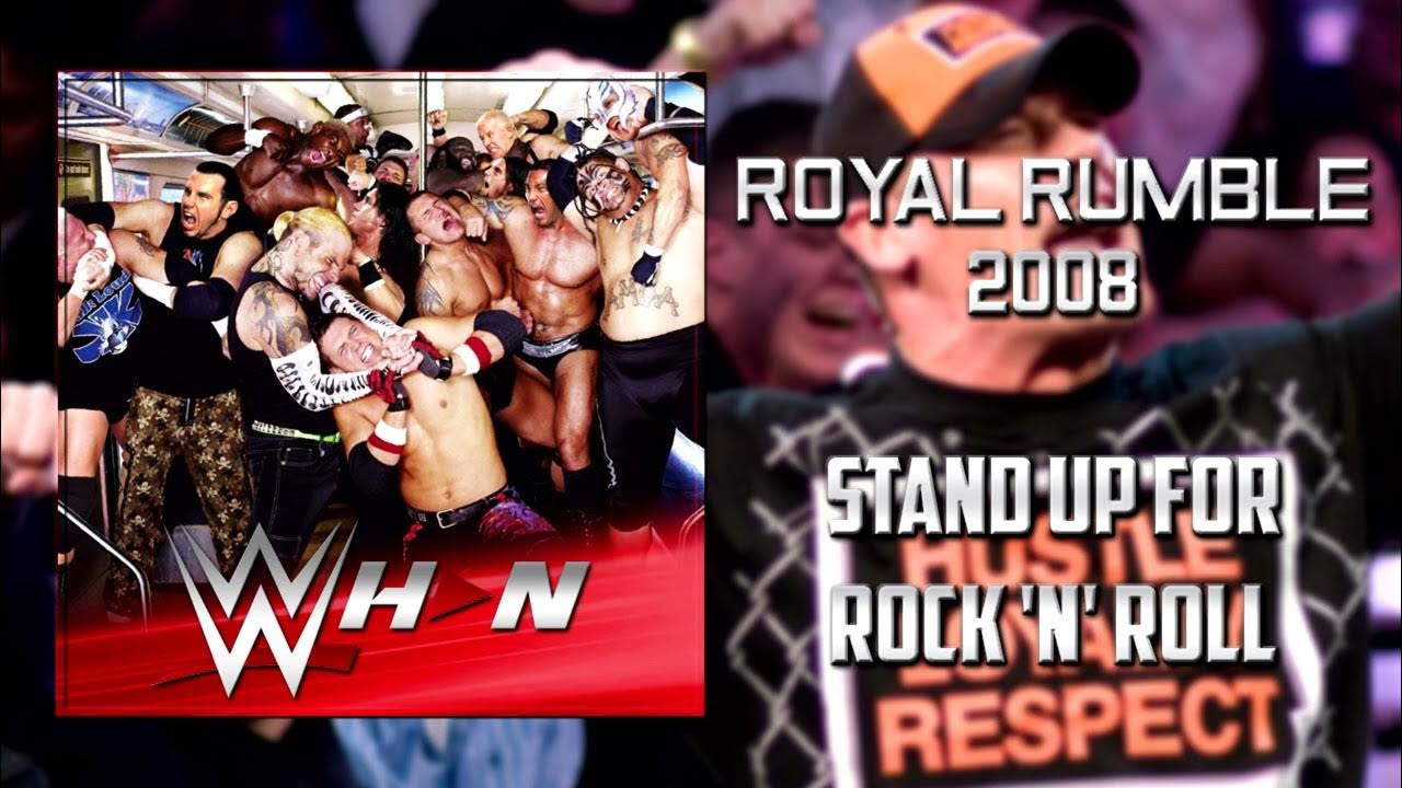 WWE Royal Rumble 2008 Airbourne Stand Up for Rock 'N' Roll