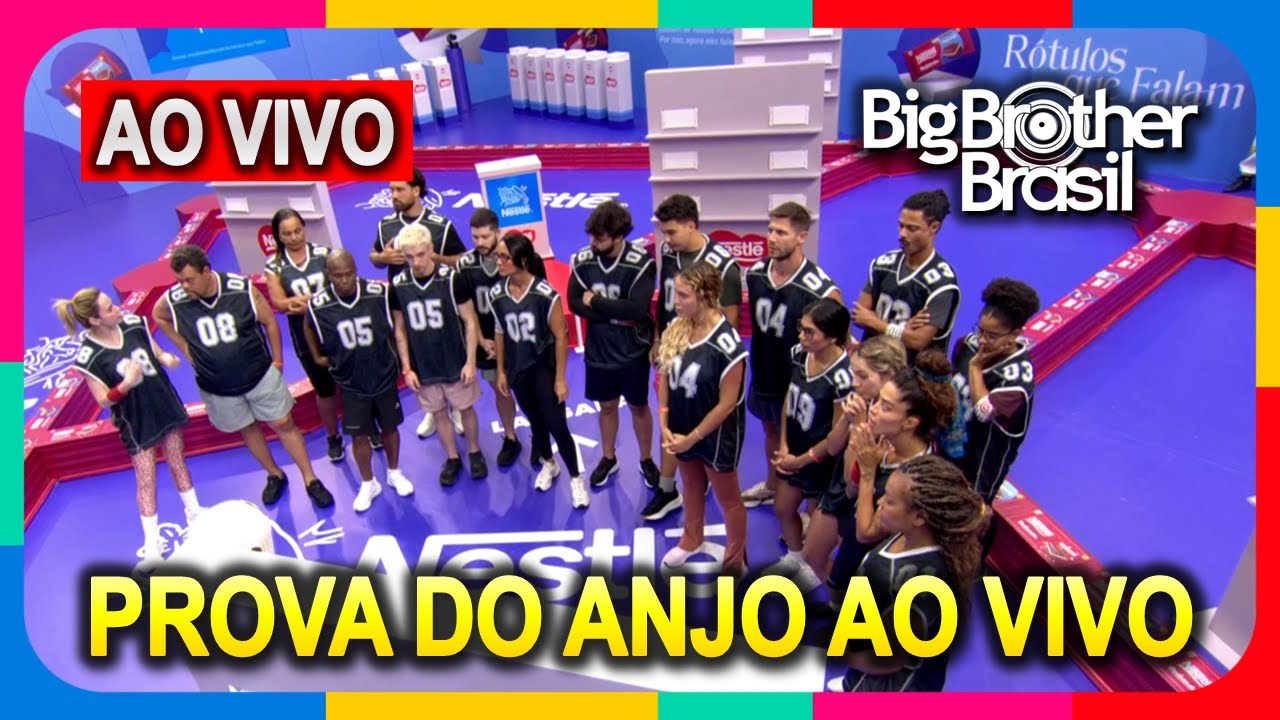 BBB 26: 1ª Prova do Anjo AO VIVO - Big Brother Brasil 2026 - 17/01/2026 