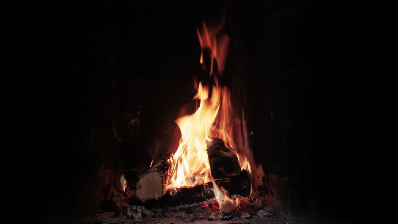 🔥 Fireplace Ambience Burning Fireplace No Sound [8 HOURS] YouTube