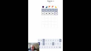 MINI Polygonle (Wordle shapes) puzzle for 2 Jun 24  #variant #wordgames #puzzle #speedsolving