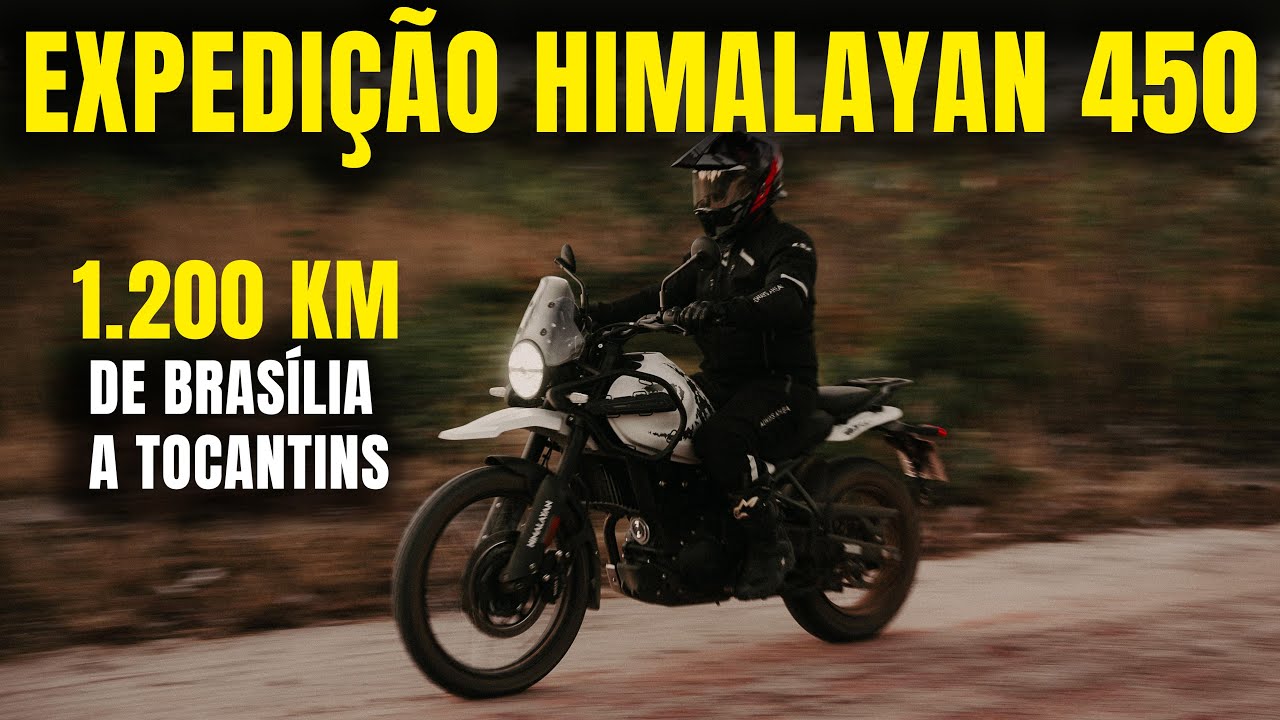 EXPEDIÇÃO DE 1.200 KM COM ROYAL ENFIELD HIMALAYAN 450 ATÉ AURORA DO TOCANTINS!