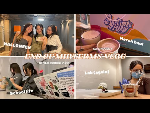 END OF MIDTERMS VLOG | 🎃 Halloween fun, days in the life