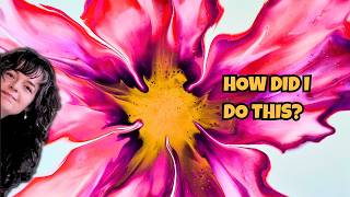 Pink & Gold Bloom Dutch Pour Tutorial | Fluid Art Step by Step