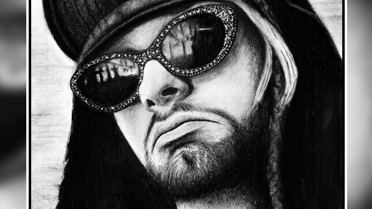 Kurt Cobain drawing timelapse