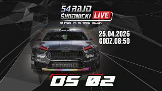 🎥 LIVE: 54. Rajd Świdnicki - OS2 Rościszów - Lubachów 1