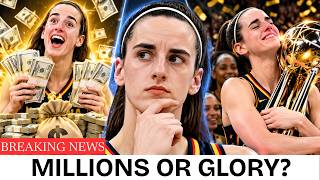 CAITLIN CLARK’S HUGE CONTRACT DECISION! 😱 Millions of Dollars or a WNBA Championship