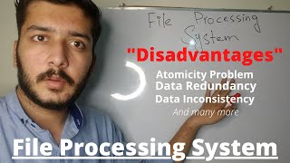 What is File Processing System | Disadvantages with Examples | Urdu/Hindi | Learn With Ibrahim