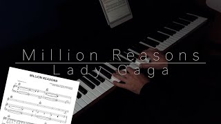 Million Reasons (@LadyGaga ) [Piano Cover   Sheet Music] - Carmine De Martino