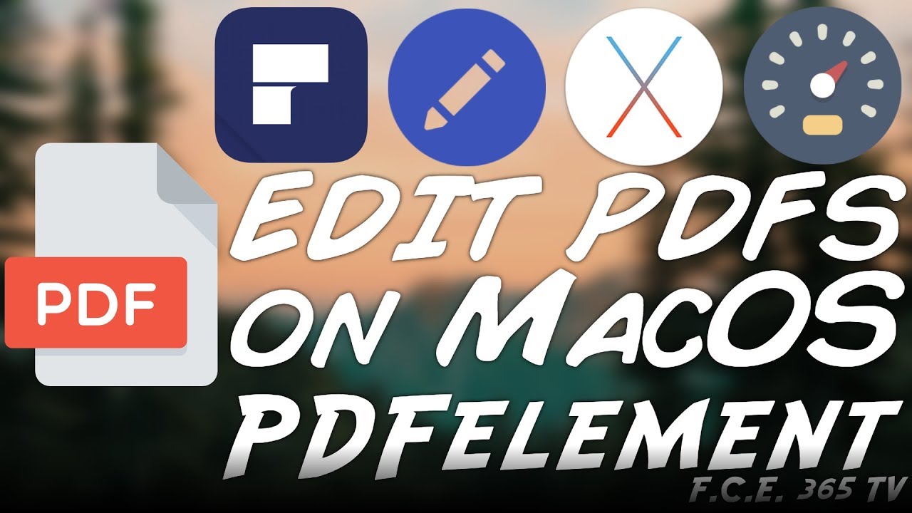 How To Edit, Convert and Create PDF Files On MacOS