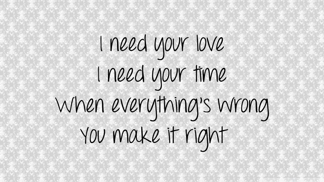 I Need Love And Affection Lyrics I Need Love And Affection Lyrics