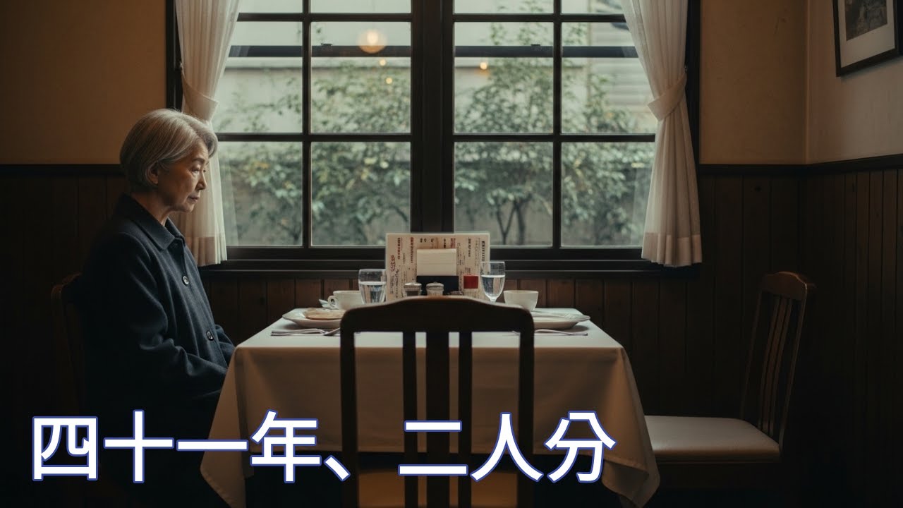 二人分の席を、四十一年守り続けた女性の話