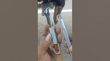 How to fit motorcycle side stand spring/Bike side stand spring fiting #shortvideo #spring