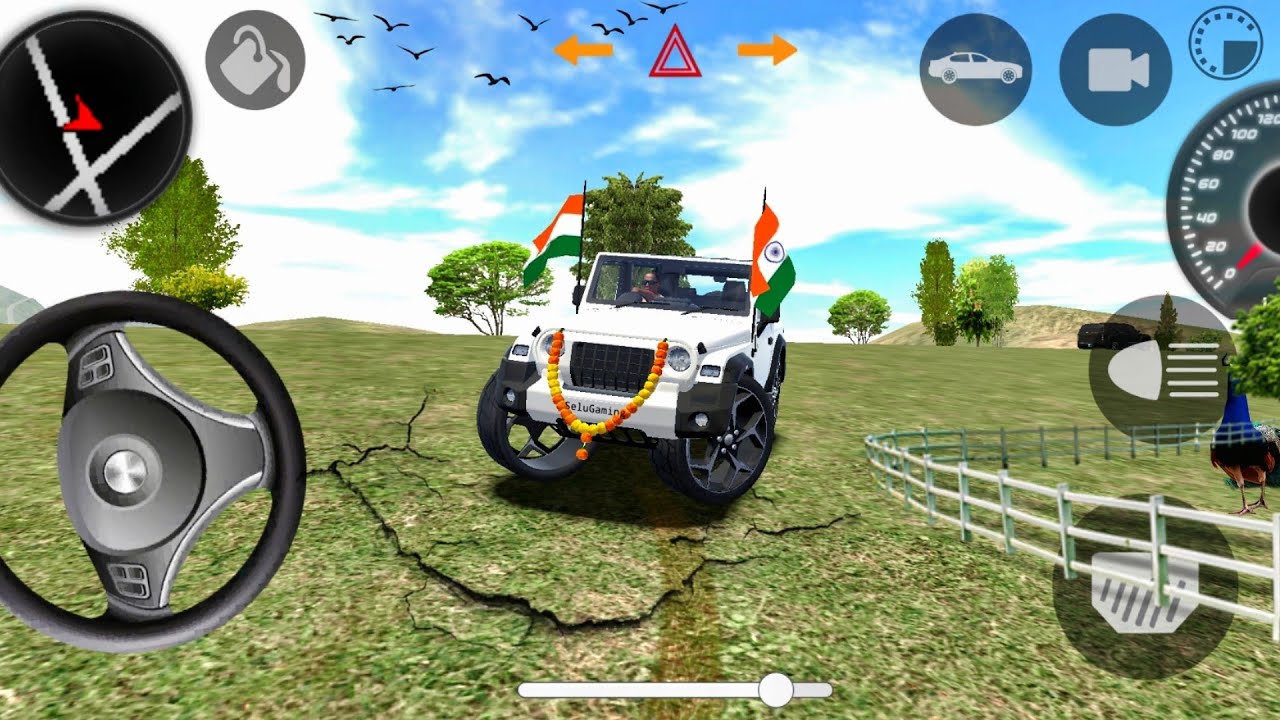🚘 MODIFIED MAHINDRA THAR CAR GAME GAMEPLAY 🎮 | SELUGAMING16 