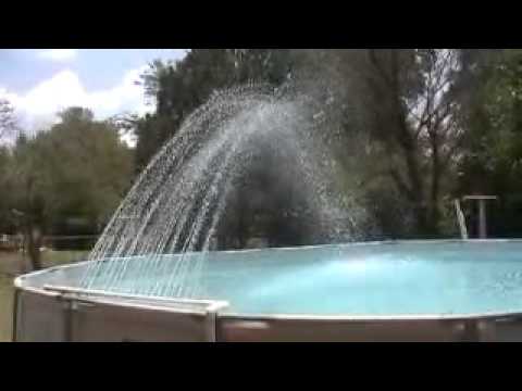 Swimming Pool Water Cooler You - Diy Water Fountain For Above Ground Pool